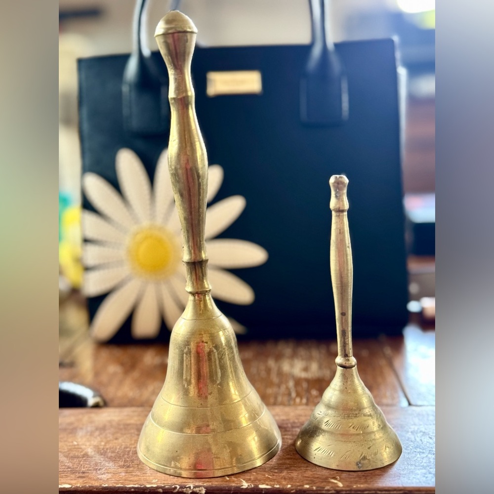 1930’s Antique Brass Handbells